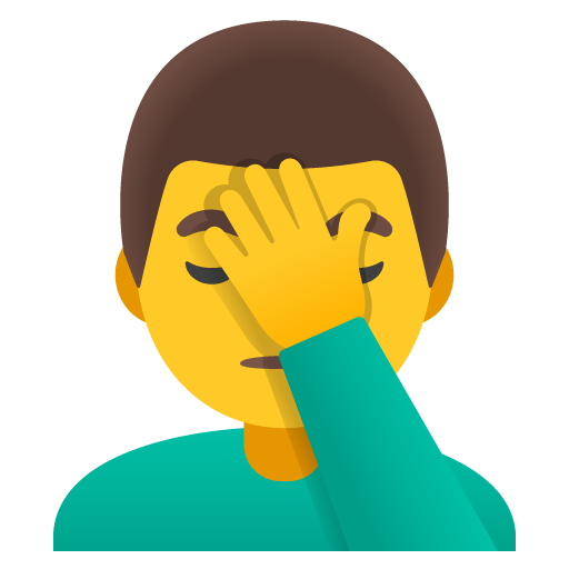 Homem Decepcionado para Google 17.0