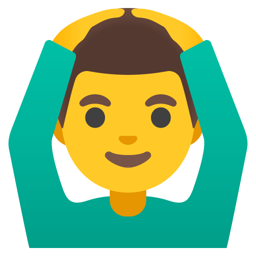 Homem Fazendo Gesto De “Ok” para Google 17.0