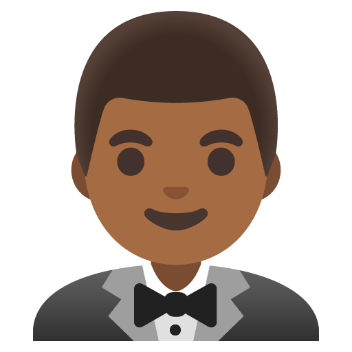 Homem De Smoking: Pele Morena Escura para Google 17.0