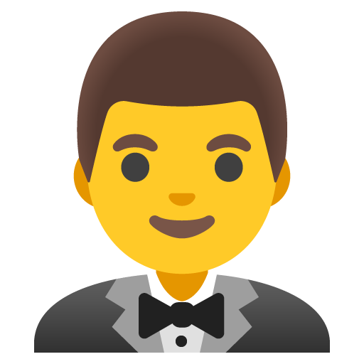 Мужчина в смокинге для Google 17.0