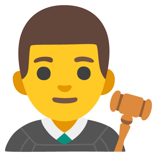 Чоловік-суддя для Google 17.0