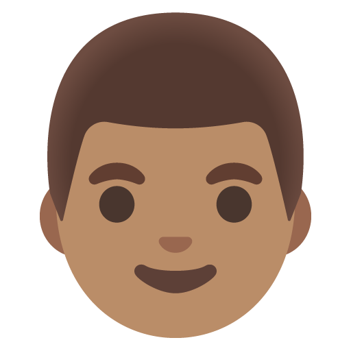 Homem: Pele Morena para Google 17.0