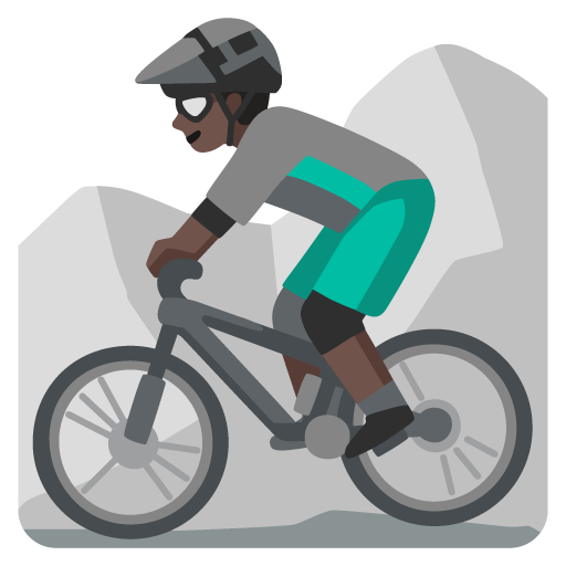 Homem Fazendo Mountain Bike: Pele Escura para Google 17.0
