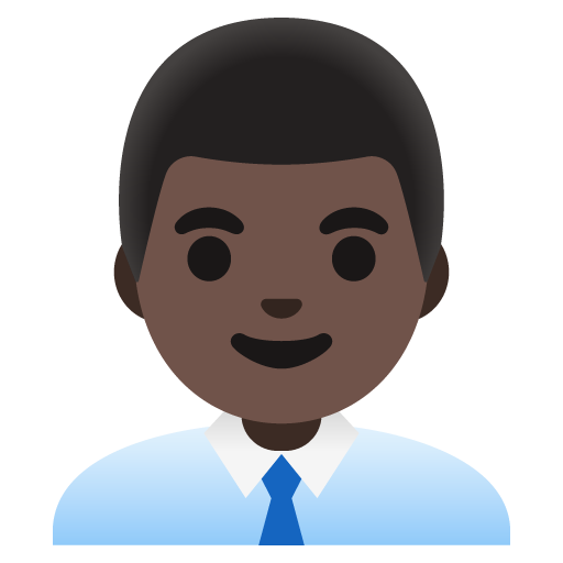 Funcionário De Escritório: Pele Escura para Google 17.0