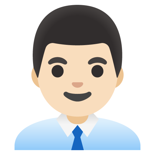 Funcionário De Escritório: Pele Clara para Google 17.0