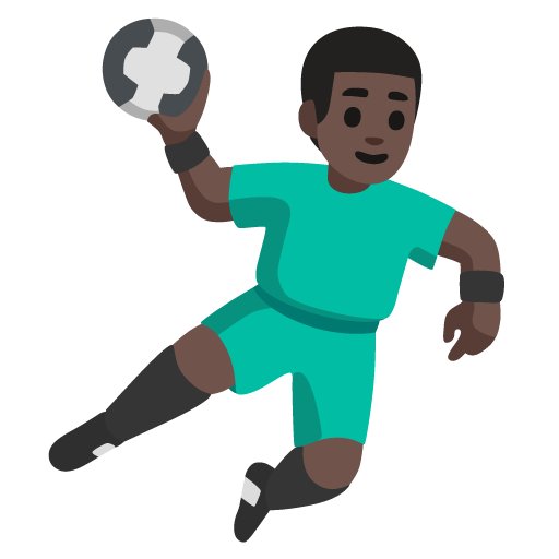 Jogador De Handebol: Pele Escura para Google 17.0