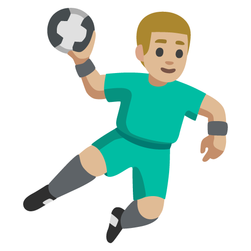 Jogador De Handebol: Pele Morena Clara para Google 17.0