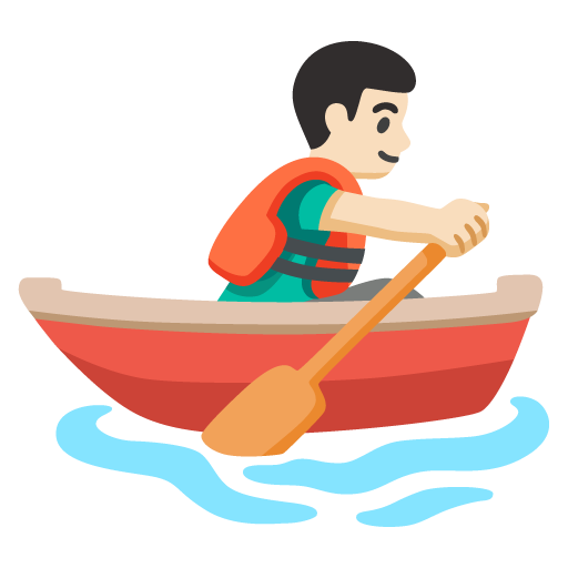 Homem Remando: Pele Clara para Google 17.0