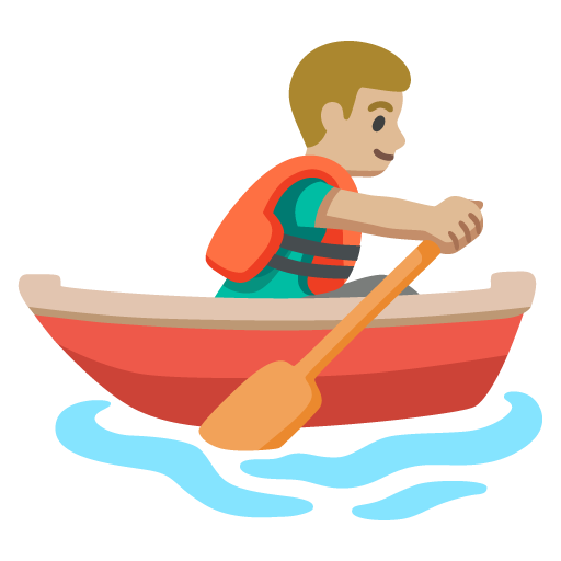 Homem Remando: Pele Morena Clara para Google 17.0