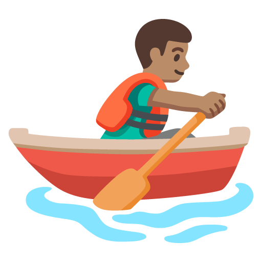 Homem Remando: Pele Morena para Google 17.0