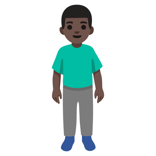 Homem Em Pé: Pele Escura para Google 17.0