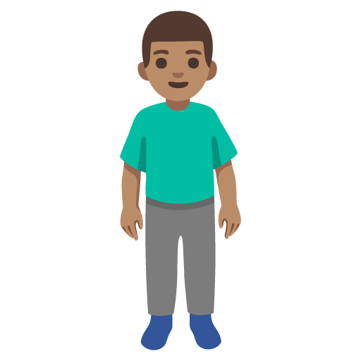 Homem Em Pé: Pele Morena para Google 17.0