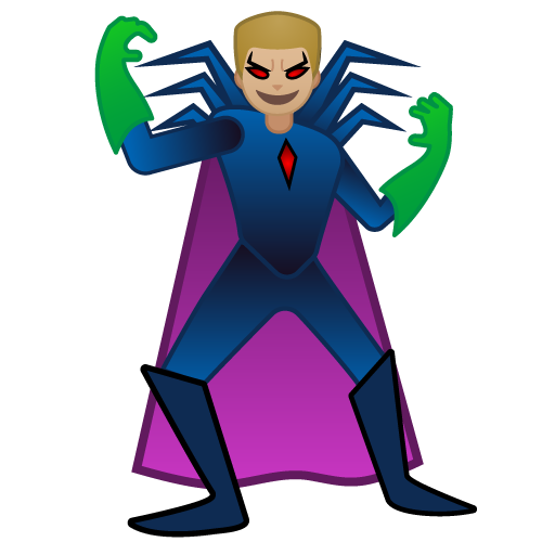 Homem Supervilão: Pele Morena Clara para Google 17.0