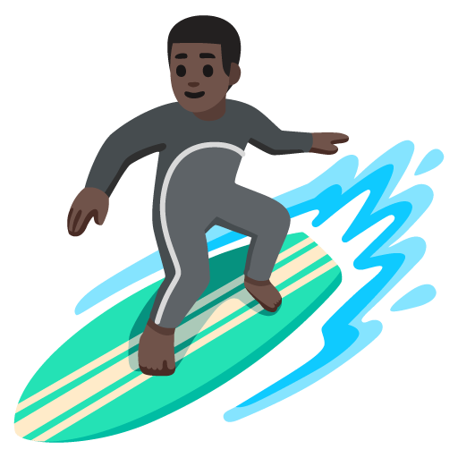 Homem Surfista: Pele Escura para Google 17.0