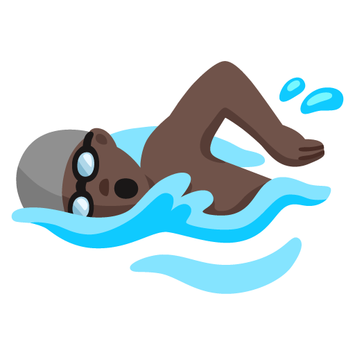 Homem Nadando: Pele Escura para Google 17.0