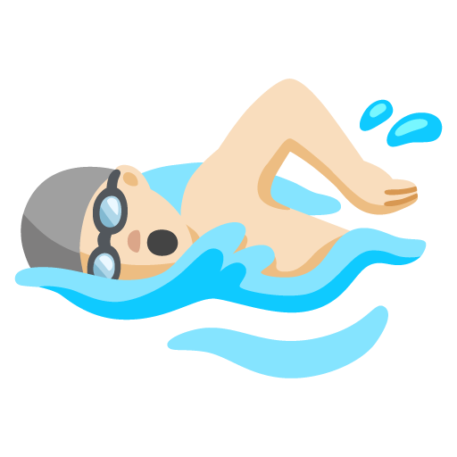 Homem Nadando: Pele Clara para Google 17.0