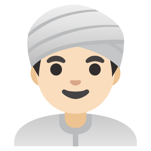 Homem Com Turbante: Pele Clara para Google 17.0
