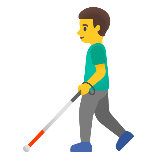 Homem Com Bengala Para Cego para Google 17.0