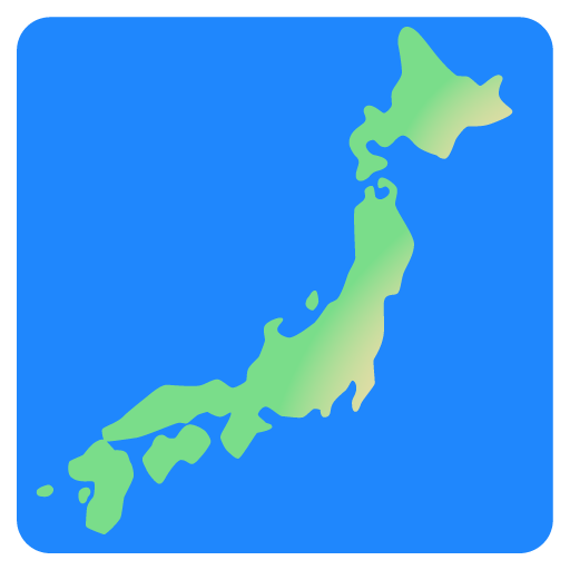 Map of Japan for Google 17.0