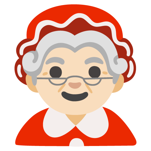Mamãe Noel: Pele Clara para Google 17.0