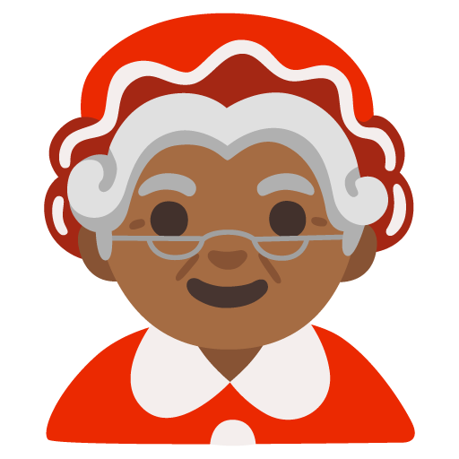 Mamãe Noel: Pele Morena Escura para Google 17.0