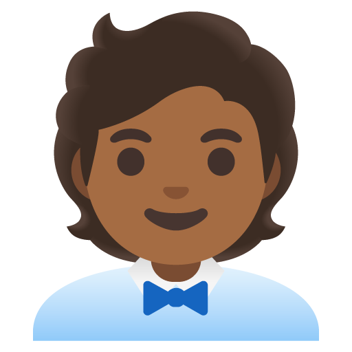 Trabalhador De Escritório: Pele Morena Escura para Google 17.0