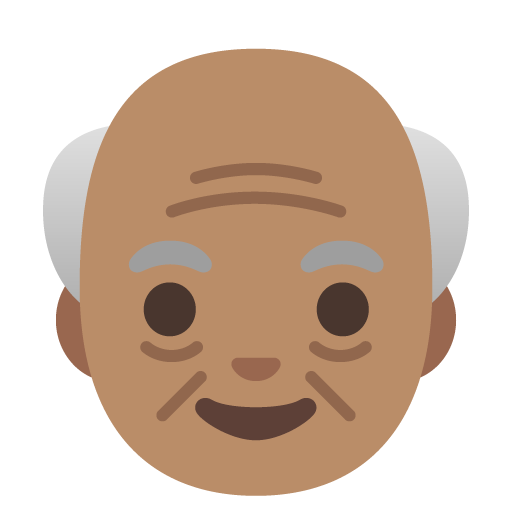 Homem Idoso: Pele Morena para Google 17.0