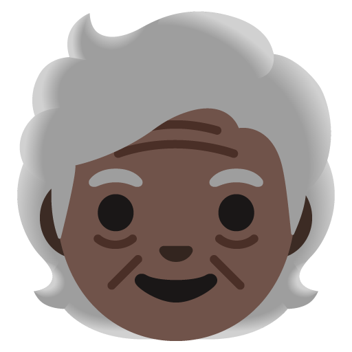 Idoso: Pele Escura para Google 17.0