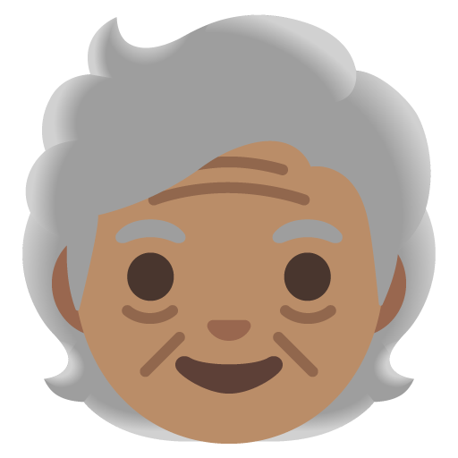 Idoso: Pele Morena para Google 17.0