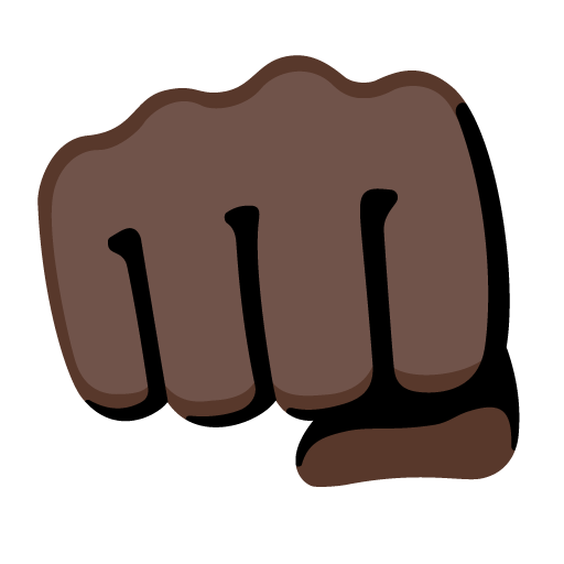 Кулак: дуже темний тон шкіри для Google 17.0