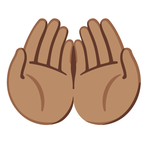 Palmas Unidas Para Cima: Pele Morena para Google 17.0