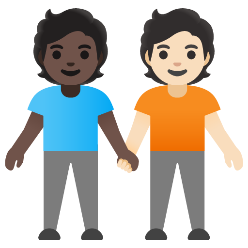 Pessoas De Mãos Dadas: Pele Escura, Pele Clara para Google 17.0