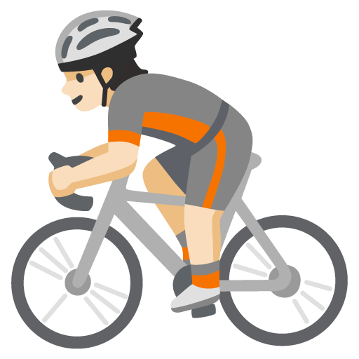 Ciclista: Pele Clara para Google 17.0