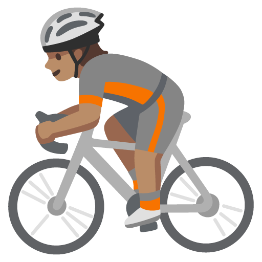 Велосипедист: середній тон шкіри для Google 17.0