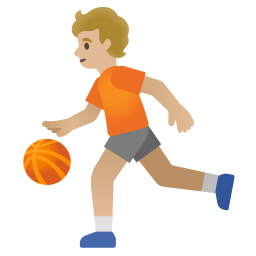 Pessoa Jogando Basquete: Pele Morena Clara para Google 17.0