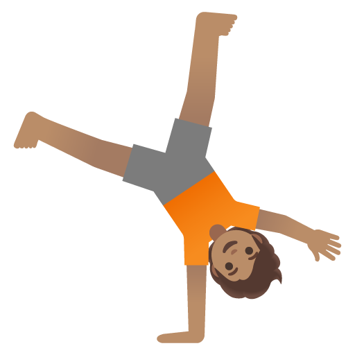 Pessoa Fazendo Estrela: Pele Morena para Google 17.0