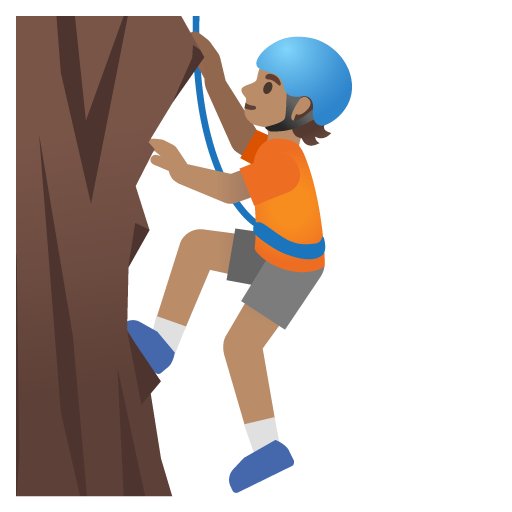 Pessoa Escalando: Pele Morena para Google 17.0