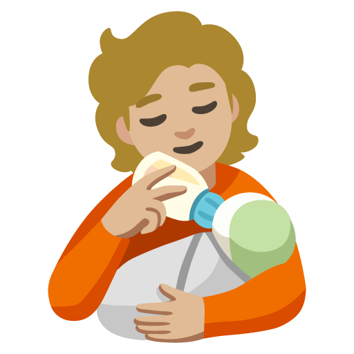 Кормящий человек: светлый тон кожи для Google 17.0