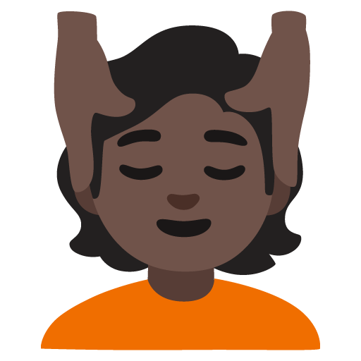 Pessoa Recebendo Massagem Facial: Pele Escura para Google 17.0