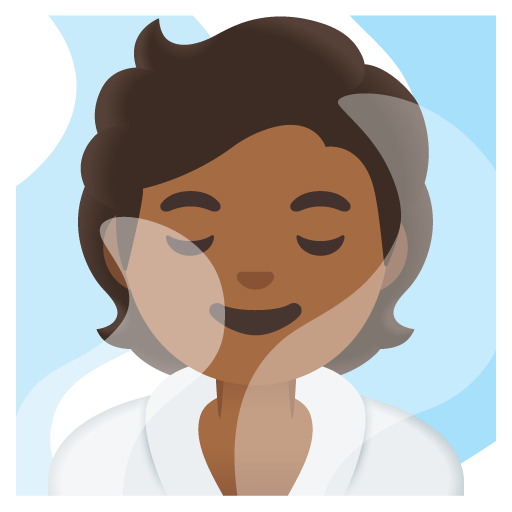 Людина в лазні: темний тон шкіри для Google 17.0