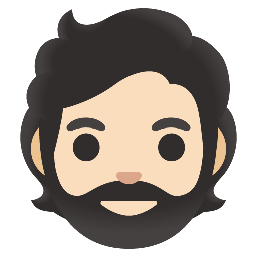Homem: Barba: Pele Clara para Google 17.0