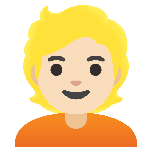 Людина зі світлим волоссям: дуже світлий тон шкіри для Google 17.0