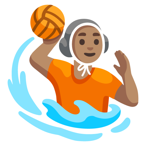 Pessoa Jogando Polo Aquático: Pele Morena para Google 17.0