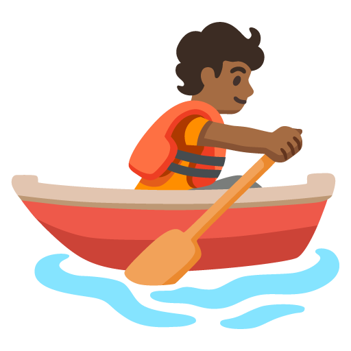 Pessoa Remando: Pele Morena Escura para Google 17.0