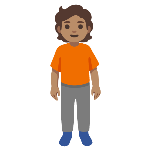 Pessoa Em Pé: Pele Morena para Google 17.0