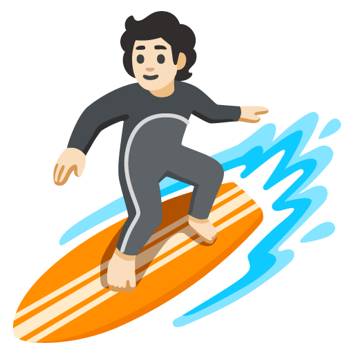 Surfista: Pele Clara para Google 17.0