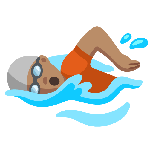 Плавання: середній тон шкіри для Google 17.0