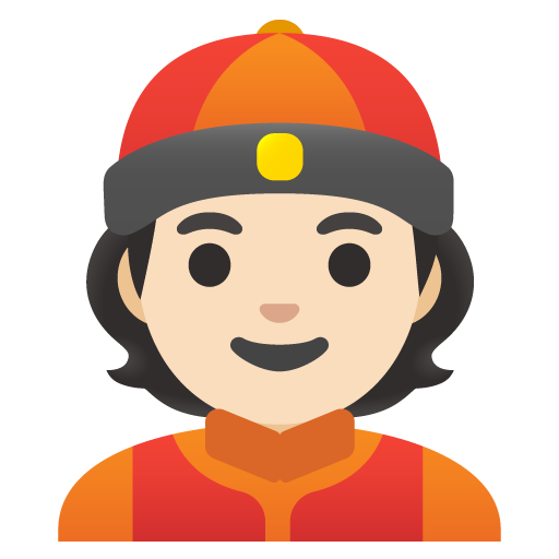 Homem De Boné: Pele Clara para Google 17.0