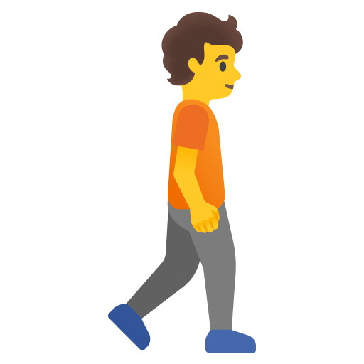 Person Walking Facing Right for Google 17.0