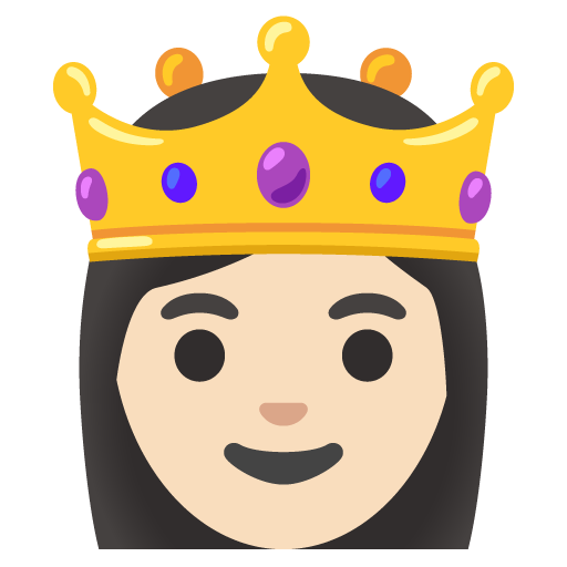 Princesa: Pele Clara para Google 17.0